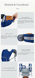 BSCI fabrika kemer genişletici yenidoğan taktik bebek taşıma askısı moda koltuk taşıyıcı baba ve bebek için - Product Image 3