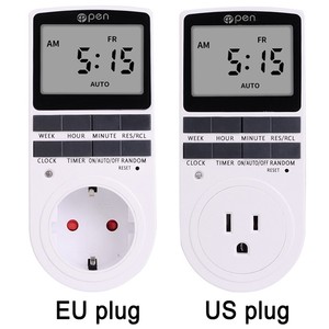 Spina Uk presa Timer digitale presa elettrica programmabile Plug In interruttore Timer per luce B e altro con ampio Display Lcd - Product Image 4
