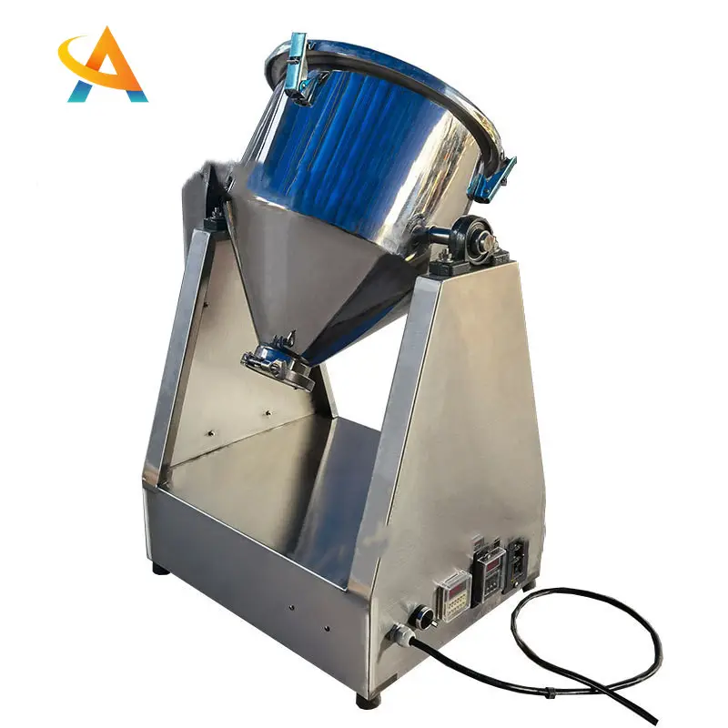 Machine de mélangeur de poudre mobile à lame rotative facile à utiliser à 360 degrés