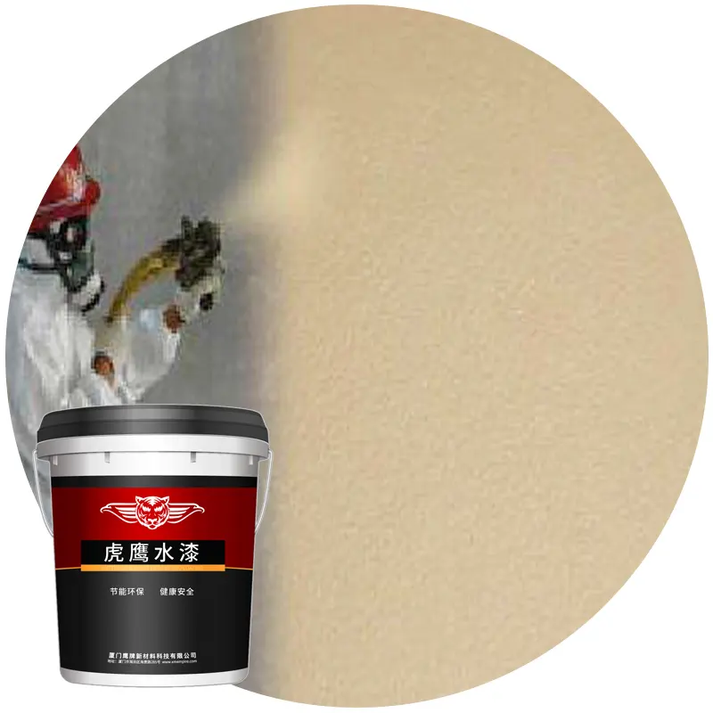 Melhor exterior à base de água casca de ovo de pedra cor da pintura asian wall sealer em meio