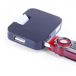 迷你USB集线器4端口USB 2.0扩展器Hab方形可折叠多分离器微型适配器笔记本电脑配件 - Product Image 4