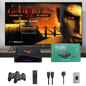 TX9โปรคอนโซลเกมย้อนยุค PSP Arc คุณภาพสูง2-in-1กล่องวิดีโอเกม Android TV 8GB RAM 128GB ROM - Product Image 5