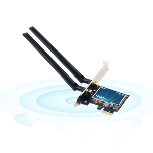 1200MbpsデュアルバンドワイヤレスWiFiカードアダプターデスクトップ802.11ac for BT 4.0 PCI-EWiFiアダプター2.4Ghz/5Ghz For Win 7 8 10 - Product Image 1