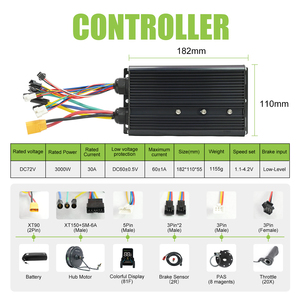 GreenPedel High Speed 72v <strong>3000w</strong> Ebike Conversion <strong>Kit</strong> Factory Direct Electric Bike Hub Motor Conversion <strong>Kit</strong> Without Battery - Product Image 4