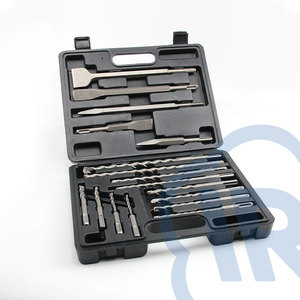 Electric Hammer Drill Bit SDS Plus Drill Bit Set <strong>Chisels</strong> Set 17 Pcs Set <strong>for</strong> Concrete - Product Image 2