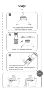 Dünyadaki herhangi bir iplik şişesi için uygun Mini boyutta elektrikli olmayan manuel bide - Product Image 4