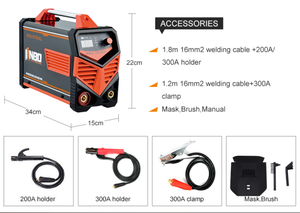 JINBO Portable Igbt Inverter MMA Welding Machine 300 DC ARC Welders Stick Welders Small Manual <strong>Hand</strong> Stick <strong>Welder</strong> for Home Use - Product Image 6