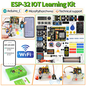 Keyestudio ESP-32 IOT öğrenme kiti testleri eğlenceli programlama proje kodlama kiti ESP 32 WROOM Wi-Fi Starter Kit Arduino için 0 - Product Image 1