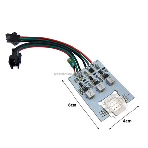 9W RGB indirizzabile SPI LED Pixel modulo WS2811/UCS1903 pubblicità retro illuminazione moduli proiettori
