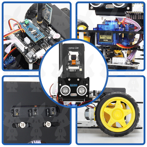 Tscinbuny ESP32 Cam Kit Robot intelligente per la programmazione Arduino fai da te elettronica stelo educativo robotico completo Starter Kit