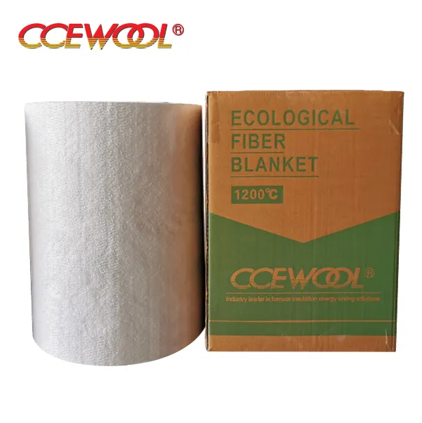 Produits en fibre céramique réfractaire CCEWOOL, couverture en fibre céramique certifiée CE pour fours à coke