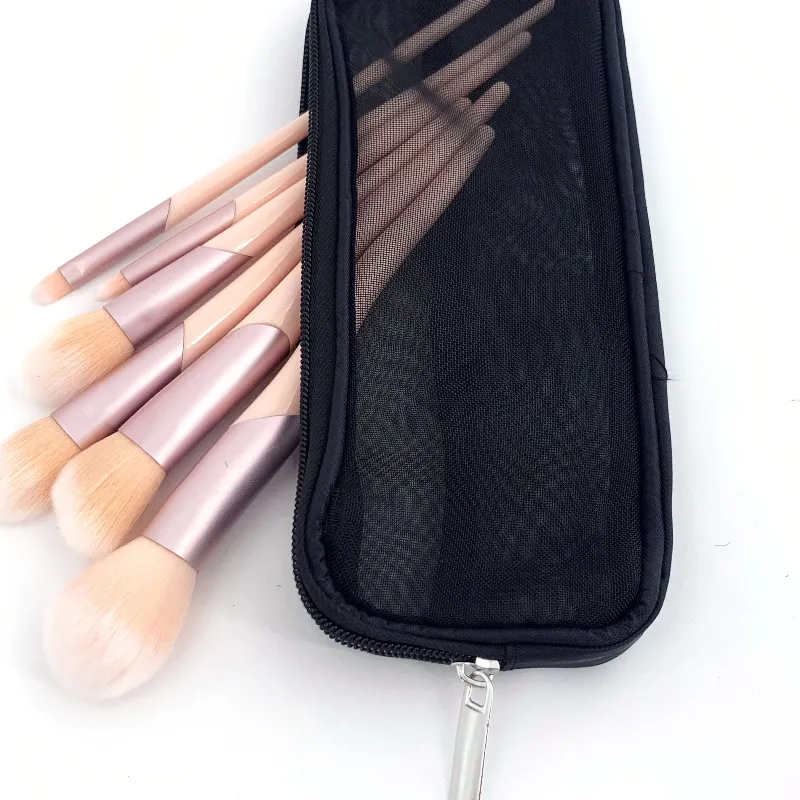 Make-up-Taschen Mesh Kosmetik tasche Tragbare Reise Organisation Reiß verschluss Toiletten artikel Make-up-Tasche für Home Office