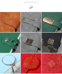 Блокнот из искусственной кожи с эластичным ремешком - Product Image 5