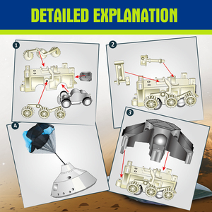 BIG BANG SCIENCE Educational Space Science Mars Launch &amp; Land Laboratory Kit Mars Rover NASA <strong>Learning</strong> Set - Product Image 4