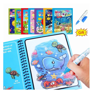 IN <strong>STOCK</strong> Reusable <strong>Colorful</strong> Magic Water Drawing <strong>Book</strong> Writing Doodle <strong>Book</strong> With Magic Pen - Product Image 2