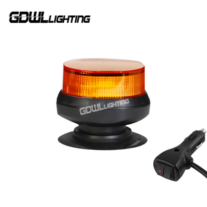 WL ECE 48LED รถบรรทุก R65ไฟเตือน LED สีเหลืองอำพันแบบหมุนได้พร้อมตัวยึดแม่เหล็กแรง DC12V 24V - Product Image 3