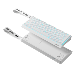 Eweadn dk63 phím 60% không dây cơ khí chơi game Bàn phím RGB Backlit nhỏ gọn có thể sạc lại OEM tùy chỉnh cung cấp - Product Image 6