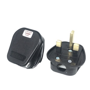 BS 3 Pin 250V 13 AMP sigorta fişleri İngiltere TypeG elektrik 1363 üst fiş sigortalı güç kablolama adaptörü 13a anma akımı için NFC ağ - Product Image 5