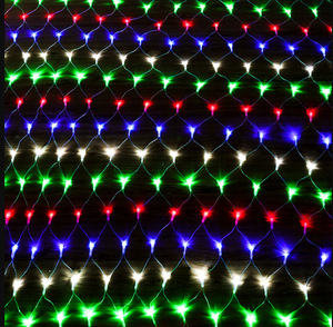 ไฟราวตาข่าย LED กันน้ำสีสันสดใสสำหรับตกแต่งวันหยุดปีใหม่และของตกแต่งคริสต์มาส - Product Image 1