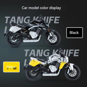 1:12 ölçekli Diecast TANG bıçak LFS700 Motor modeli ses işık ön tekerlek direksiyon süs Metal modeli motosiklet alaşım modeli - Product Image 2