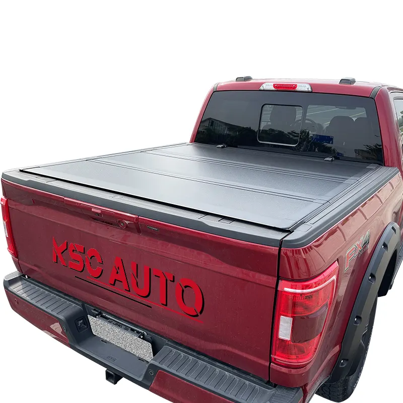 Kscauto Hot Bán cứng tri-gấp cấu hình thấp xe tải giường Pickup tonneau bìa cho Chevy Silverado/GMC Sierra 2014-2023