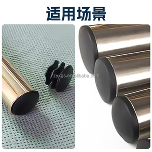 16Mm/25Mm/32Mm Vòng Cắm Dưới Cong Bán Cầu Cắm Bìa Đầu Tròn Niêm Phong Ống Thép Cao Su Cắm Chân Pad - Product Image 5