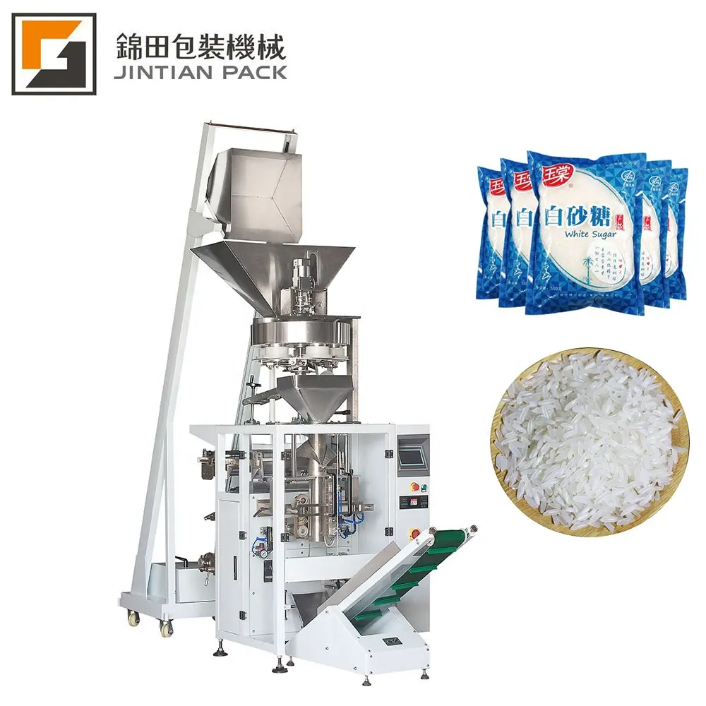 Automatic Salt /sugar / Rice / Grain/ Pea Nuts/ Cashew Nut Sachet Packing Bagging Sealing Machine