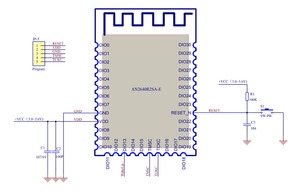 Standard Performance An2640R2Sa-E Wireless Ble5.0 Iot Module Ti CC2640 <strong>Bluetooths</strong> Module