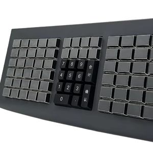 Teclado POS programable de 81 teclas con estuche y lector de tarjetas Nuevo producto en stock