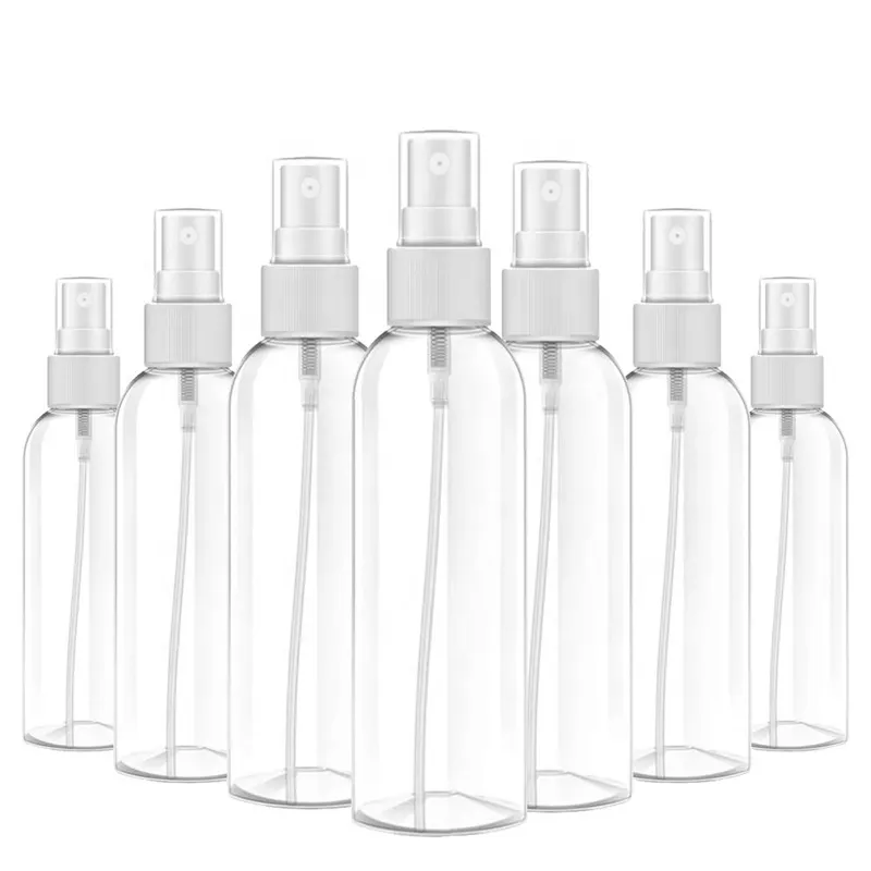 10ML 30 ML 50ML 60ML 75ML 80ML 100ML 500ML Clear PET Plastic Breath Freshener Perfume Alchhol Hand Sanitzser Pocket Spray Bottle