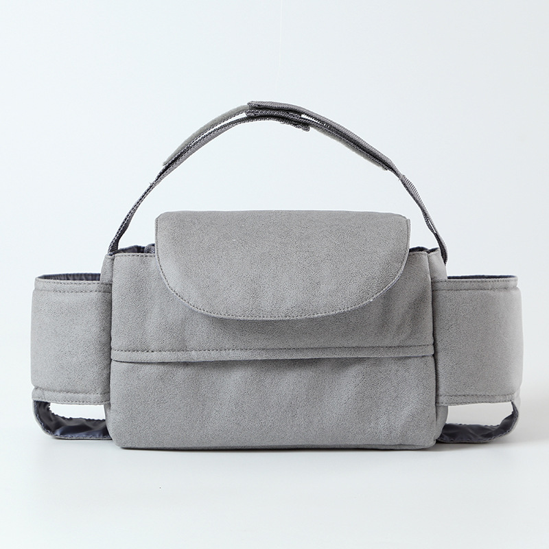 Gray(Technology leather paper extraction hanging bag)