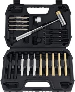 Çekiç ve Punch seti smith Tool Kit ile deforme olmayan malzeme pirinç saklama kutusu yükseltilmiş - Product Image 1