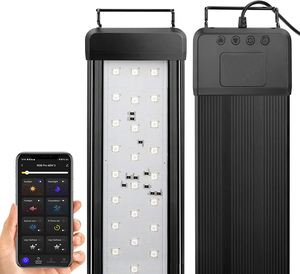 アプリコントロール15W-60W12インチ-55インチ調整可能タイマー調整可能な明るさ水槽Led水族館ライト、拡張可能なブラケット付き - Product Image 6
