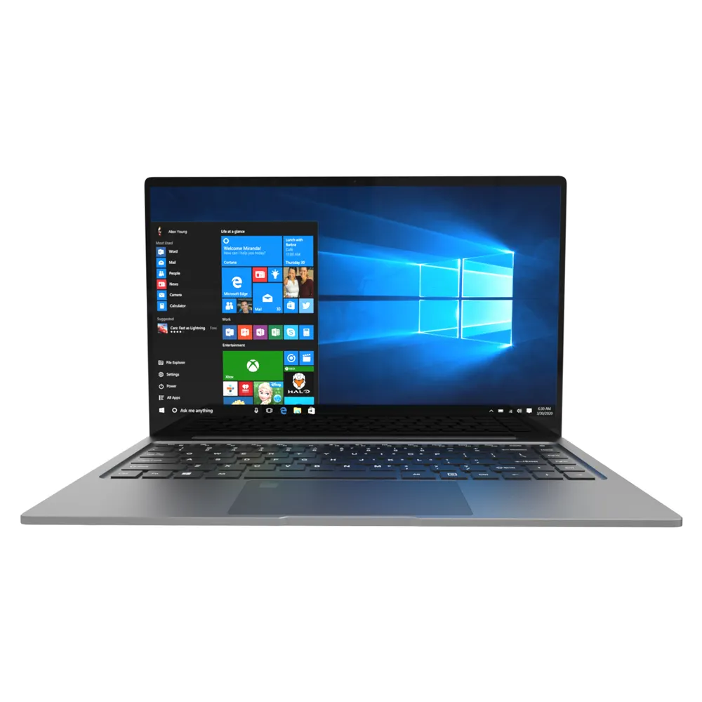 Pabrik Desain Baru 2021 Laptop Murah Drop Shipping Notebook Core I3 Laptop 128GB 14.1 "Win 10 Laptop