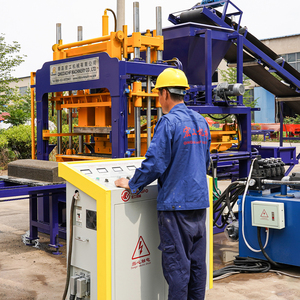<strong>Automatic</strong> Cement Fly Ash Brick Maker Fully <strong>Automatic</strong> Qt5-15 Concrete <strong>Block</strong> <strong>Making</strong> <strong>Machine</strong> - Product Image 5