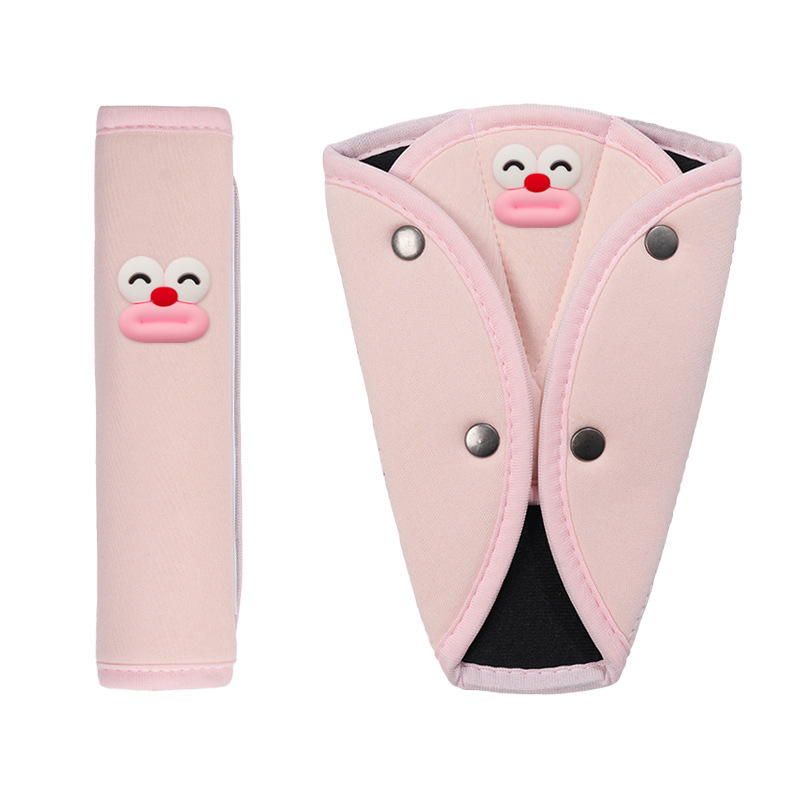 Épaulettes roses en soie glacée et ensemble assorti rose grande bouche