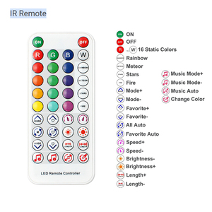 SP611E RGB-Controller 5 V 12 V 24 V 600 ICs Blue Tooth Music Dimmer IR 38-Tasten kabellose Fernbedienung für adressierbares LED Pixelstreifenlicht - Product Image 4