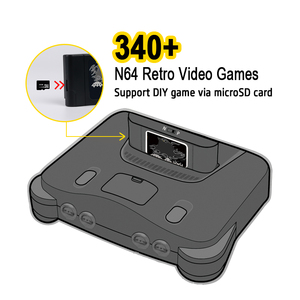 Toptancılar N64 340 konsolu NTSC ve PAL oyun kartuşu için 1 oyun kartı perakende kutusu siyah sürümü ile Video oyunu - Product Image 4