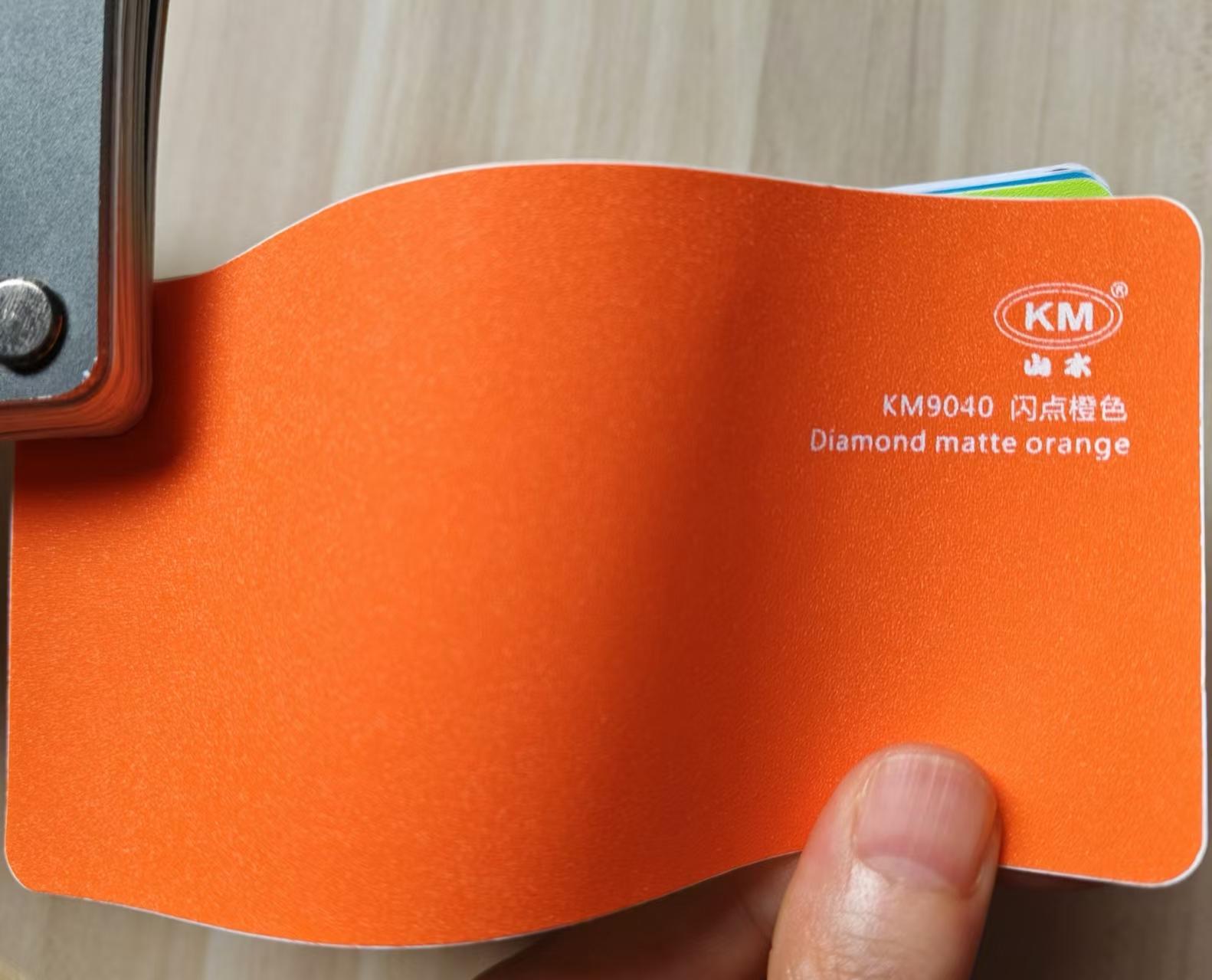 Diamond matte orange