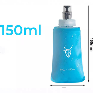 150ml 250ml 450ml tùy chỉnh không thấm nước gấp TPU cắm trại đóng mở bình mềm chạy đi xe đạp Cắm Trại Đi Bộ Đường Dài - Product Image 4