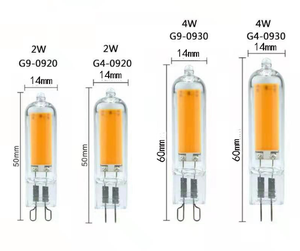 COB 110V 220V G4 G9 2W 4W 6W Led ışık ampul halojen eşdeğer avize aydınlatma dim LED ampuller işık ev için - Product Image 4