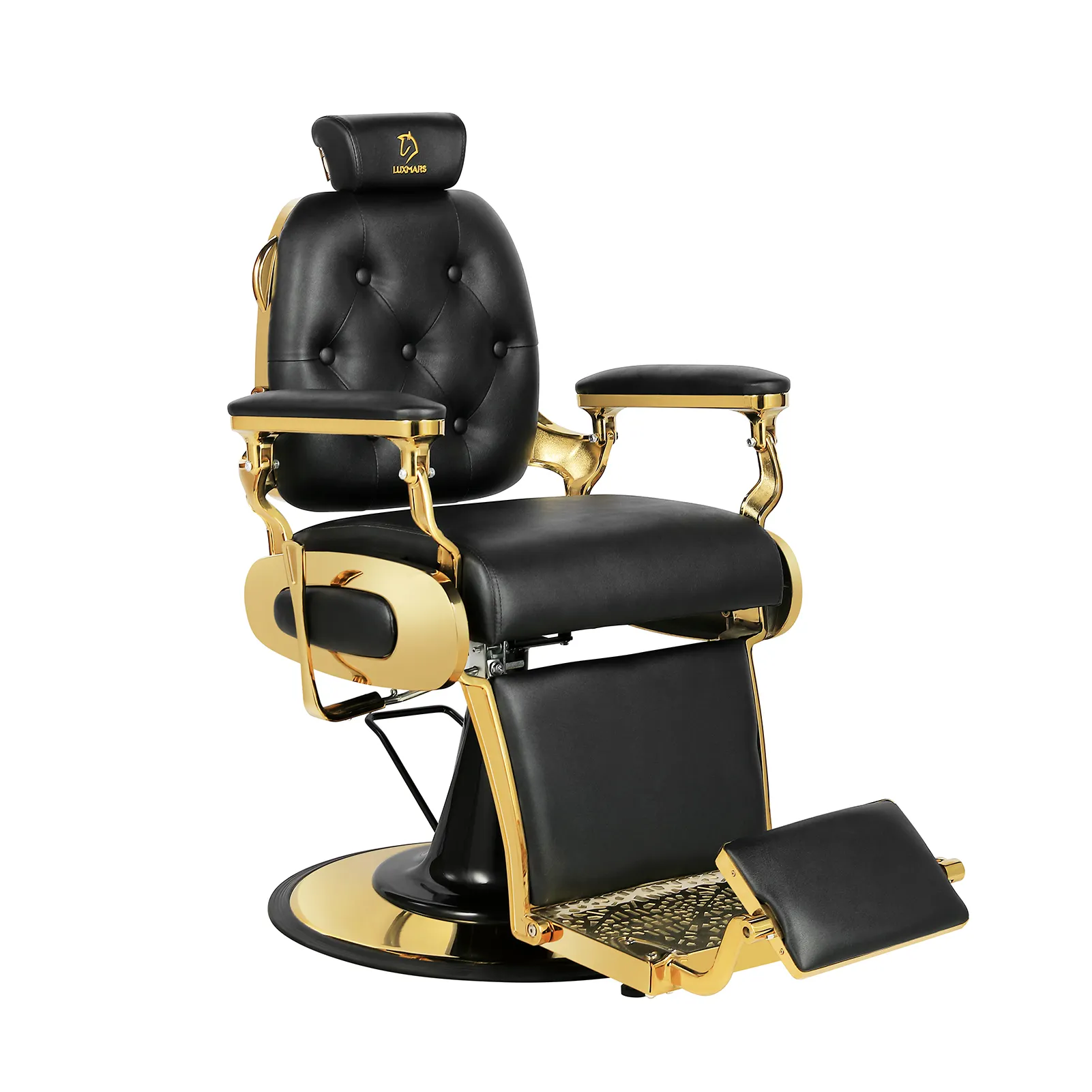 Comfortable Hydraulic Men's Barber Chair for Salon Styling