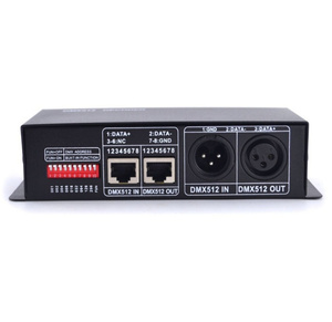<strong>DMX512</strong> <strong>RGB</strong> and RGBW <strong>Decoder</strong> With XLR Connector in and Out - Product Image 2