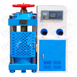 1 año de garantía, máquina de prueba de compresión digital para hormigón, potencia hidráulica y manual, probador de fuerza de 220V con carga máxima de 1000KN