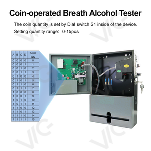 Trong kho kỹ thuật số Đồng Tiền hoạt động breathalyzer phân tích khí cho rượu phát hiện OEM và ODM cho thanh nơi công cộng - Product Image 2
