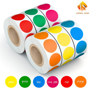 สติกเกอร์ทรงกลมแบบวงกลมสติกเกอร์เปล่าติดด้วยความร้อนแบบกำหนดเองหลายสี - Product Image 6