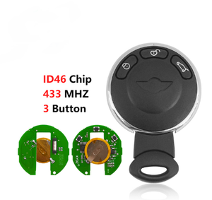 10x 3 Button Smart Remote <strong>Key</strong> ID46 Chip 315/433/868/315LP Mhz for <strong>BMW</strong> for <strong>Mini</strong> Cooper Auto Smart Card <strong>Key</strong> - Product Image 3