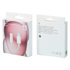 适用于苹果15 Pro Max和iPhone 15的C型usb-c至AUX 3.5毫米耳机插孔适配器，兼容笔记本电脑和移动交流输出 - Product Image 3