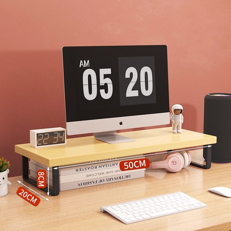 50X20X8CM Natural wood color with black frame