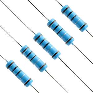 Resistencia de Warna CF de película de carbono 0.125W 0,25 W 0,5 W 0.01% 5% 10% 0,01 Ohm Resistencia 100 Ohm 10K 1ohm 420ohm 5 Ohm Resistencia Código de color - Product Image 2